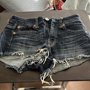 Festival High Rise denim shorts